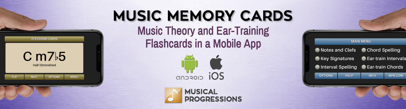 Music Memory Cards - Helping theory students memorize musical concepts.