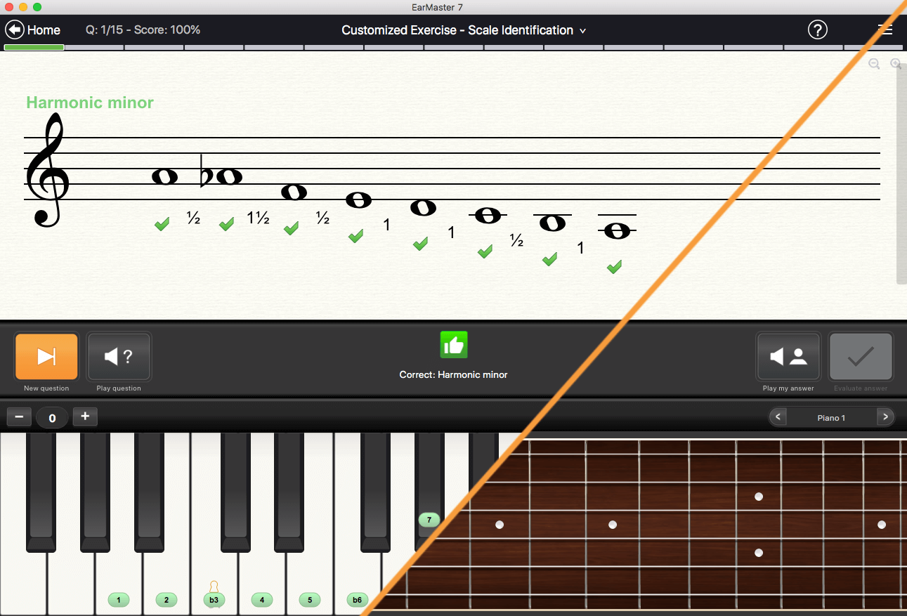 EarMaster Screen