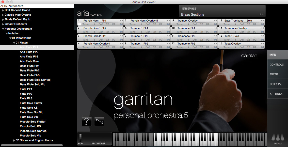 Garritan ARIA Screen